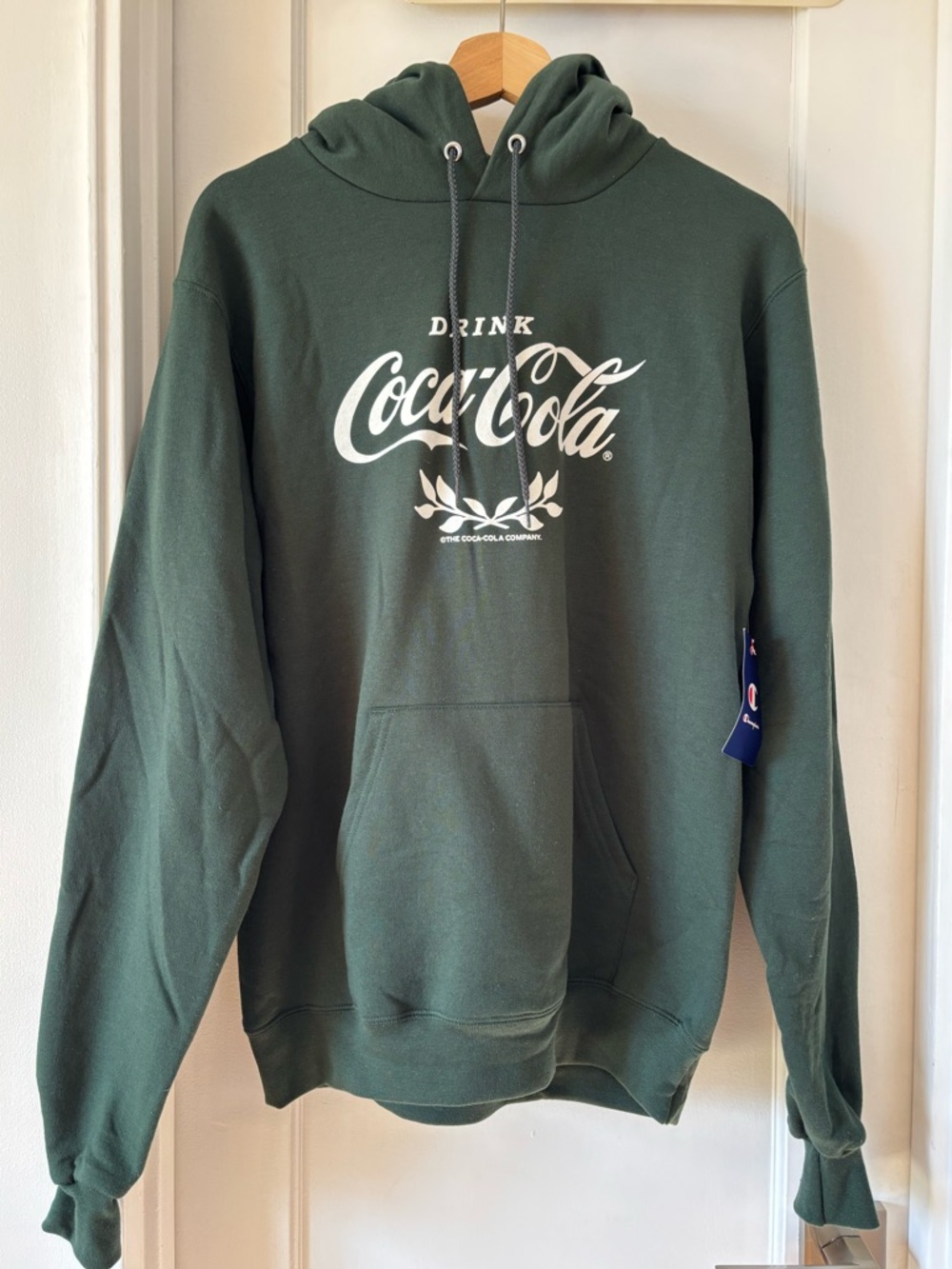 Coca Cola x Champion Dark Green Unisex Hoodie